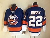 Islanders 22 Mike Bossy Blue CCM Throwback Jersey,baseball caps,new era cap wholesale,wholesale hats